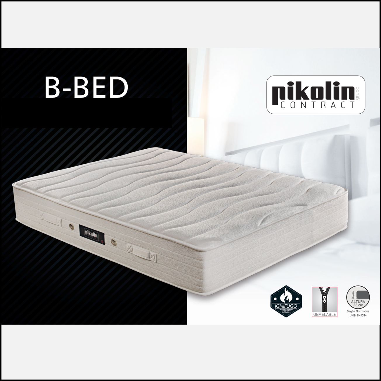 Verovering meubilair speelplaats Hotel Matras B-BED - Pikolin - ArenasCollection.com