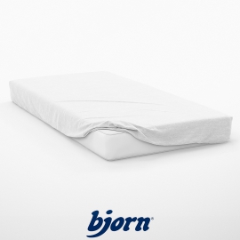 Fitted sheet BJORN percale cotton