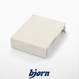 Fitted sheet BJORN percale cotton
